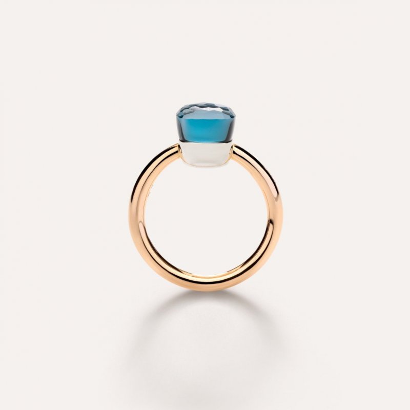 Pomellato - Anello Nudo Petit - Oro Rosa - Topazio