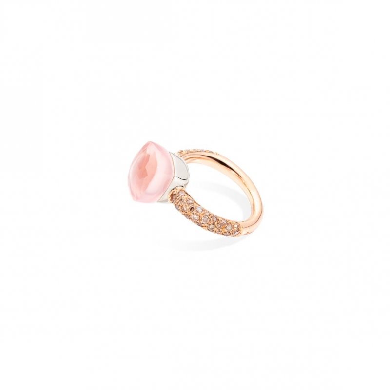 Pomellato - Anello Nudo Classic - Oro Rosa - Quarzo