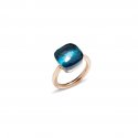 Pomellato - Anello Nudo Maxi - Oro Rosa - Topazio