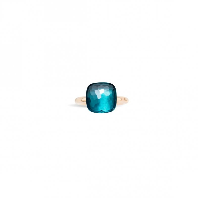 Pomellato - Anello Nudo Maxi - Oro Rosa - Topazio