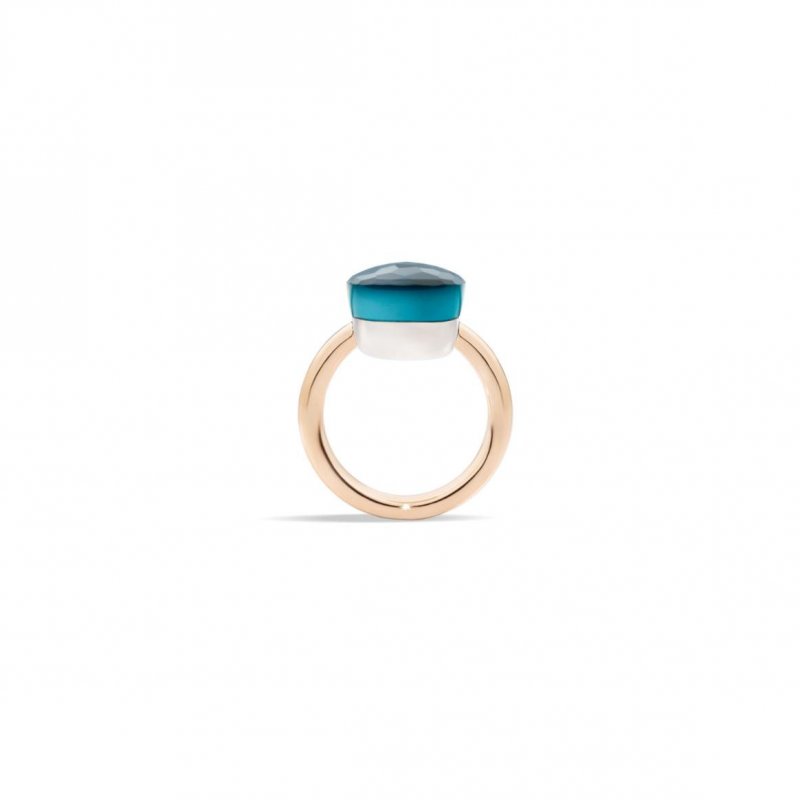Pomellato - Anello Nudo Maxi - Oro Rosa - Topazio