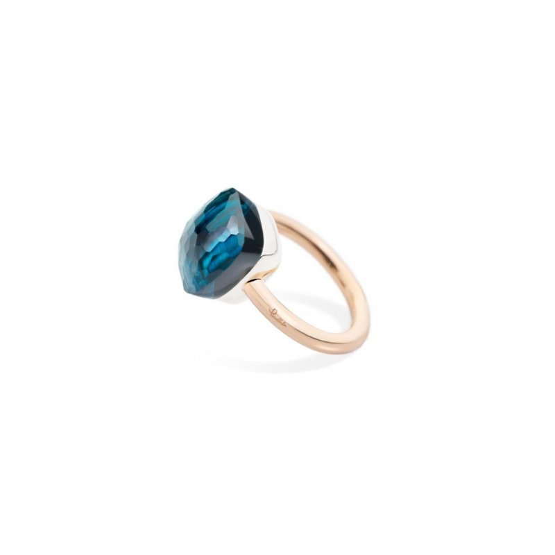 Pomellato - Anello Nudo Maxi - Oro Rosa - Topazio