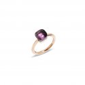 Pomellato - Anello Nudo Petit - Oro Rosa E Bianco