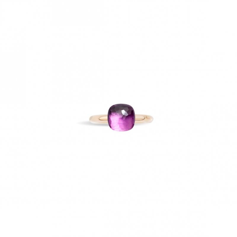 Pomellato - Anello Nudo Petit - Oro Rosa E Bianco