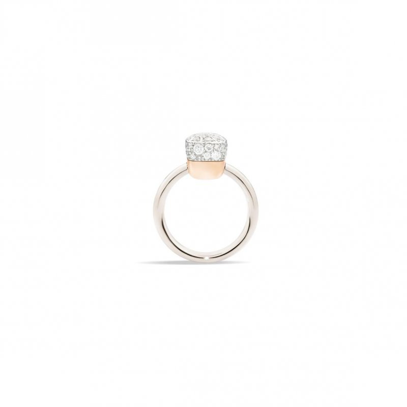 Pomellato - Anello Nudo Petit - Oro Rosa - Diamanti