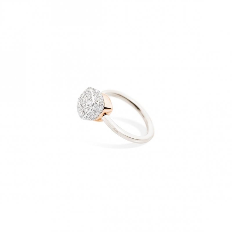 Pomellato - Anello Nudo Petit - Oro Rosa - Diamanti