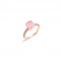 Pomellato - Anello Nudo Petit - Oro Rosa - Quarzo