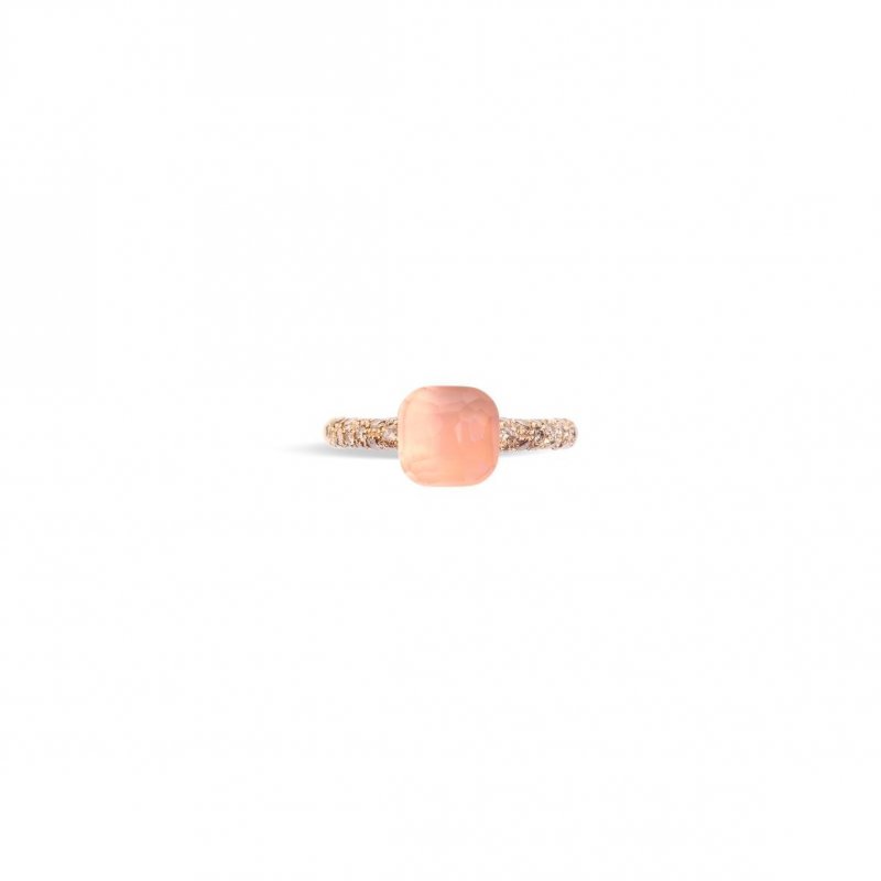 Pomellato - Anello Nudo Petit - Oro Rosa - Quarzo
