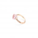 Pomellato - Anello Nudo Petit - Oro Rosa - Quarzo