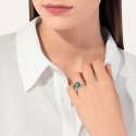 Pomellato - Anello Nudo Petit - Oro Rosa E Bianco