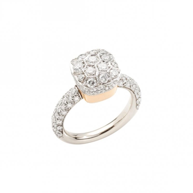 Pomellato - Anello Nudo Classic - Oro Rosa E Bianco