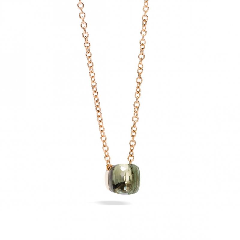 Pomellato - Collana Nudo Petit - Oro Rosa - Prasiolite