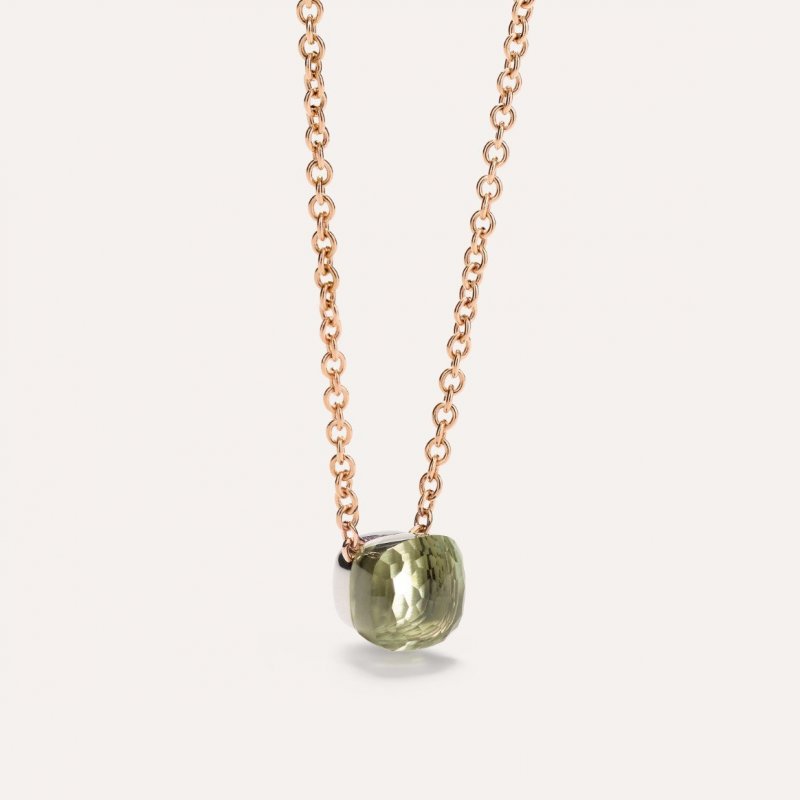 Pomellato - Collana Nudo Petit - Oro Rosa - Prasiolite