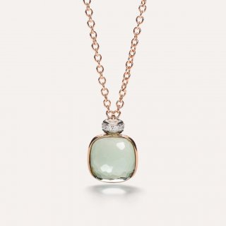 Pomellato - Collana Nudo Classic - Oro Rosa - Prasiolite