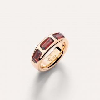 Pomellato - Anello Iconica - Oro Rosa - Granato