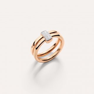 Pomellato - Anello Together - Oro Rosa - Diamanti