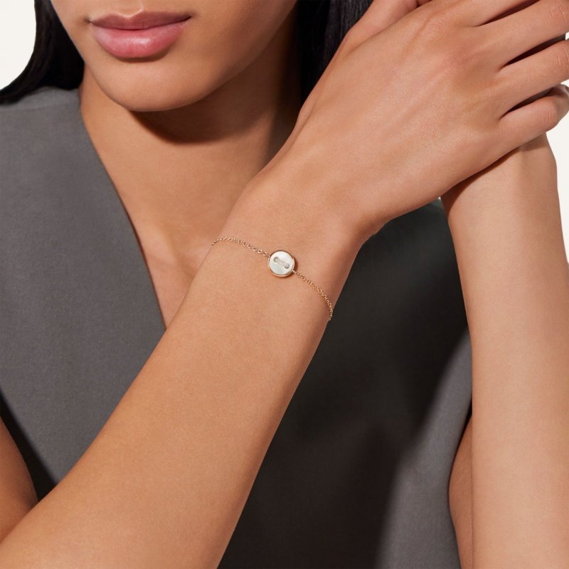 Pomellato - Bracciale Pom Pom Dot - Oro Rosa - Madreperla