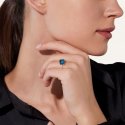 Pomellato - Anello Nudo Petit - Oro Rosa - Blu