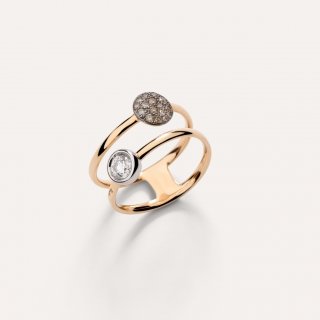 Pomellato - Anello Sabbia - Oro Rosa - Diamanti
