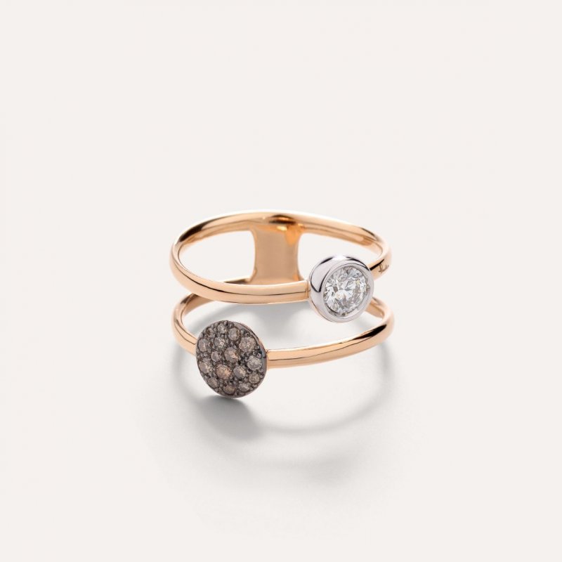 Pomellato - Anello Sabbia - Oro Rosa - Diamanti