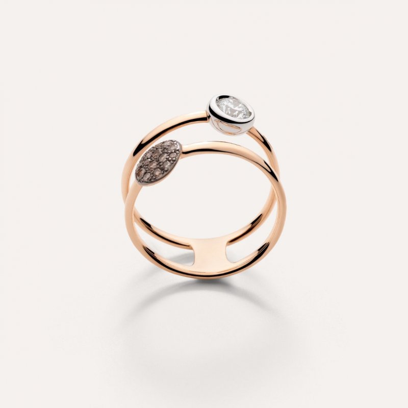 Pomellato - Anello Sabbia - Oro Rosa - Diamanti