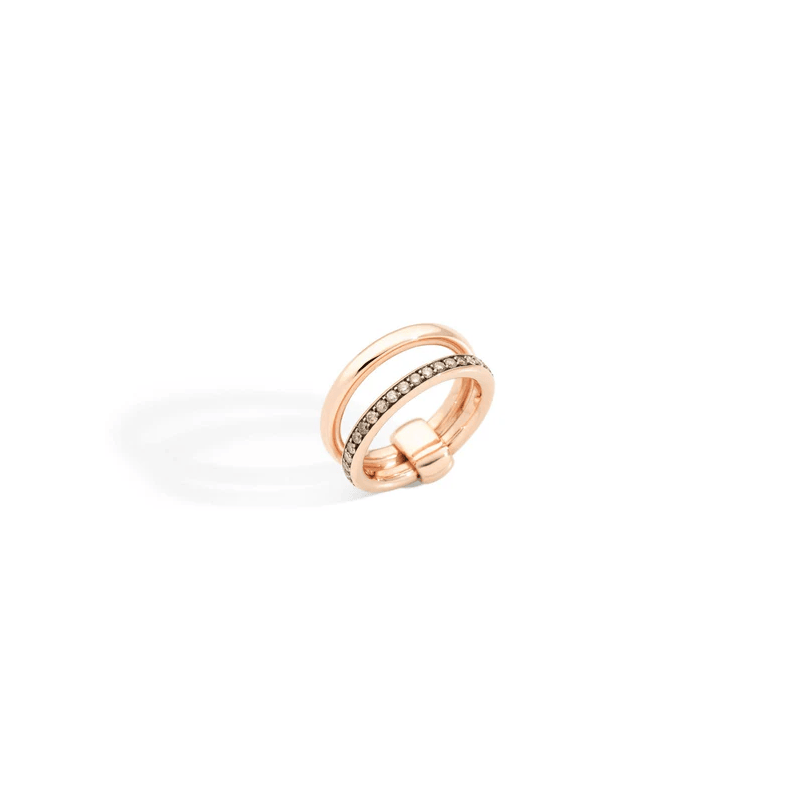 Pomellato - Anello Iconica - Oro Rosa - Diamanti