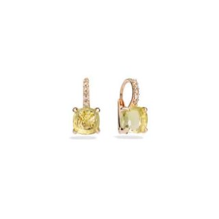 Pomellato - Orecchini Baby - Quarzo Lemon - Oro