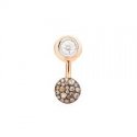 Pomellato - Orecchino Sabbia - Oro Rosa E Bianco