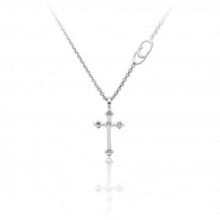 Chimento - Pendenti Con Catena - Oro Bianco - Brillanti
