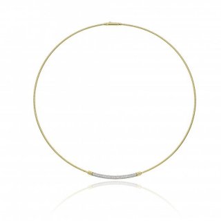 Chimento - Girocollo Oro Giallo - Brillanti Bianchi