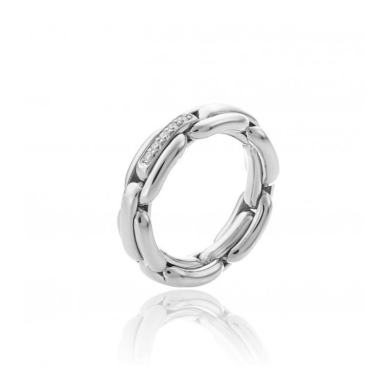 Chimento - Anello Oro Bianco - Brillanti Bianchi