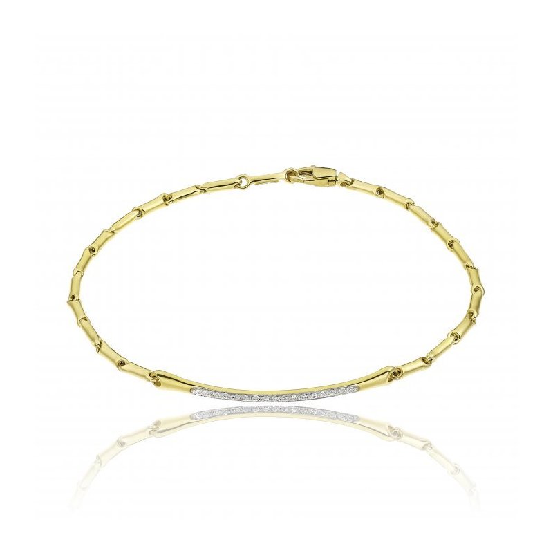 Chimento - Bracciale Oro Giallo - Brillanti Bianchi