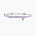 Kidult - Bracciale Rigido - Smalto Viola - Cristallo