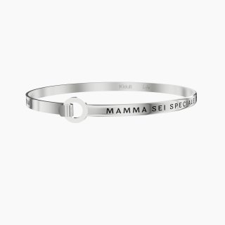 Kidult - Bracciale Rigido Con Scritta Mamma - Elegante - Regalo