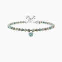 Kidult - Bracciale Regolabile - Diaspro Azzurro