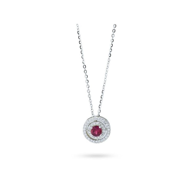 Boccadamo - Collana Gr871R - Argento - Zirconi