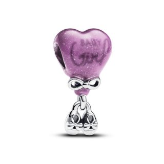 Charm Gender Reveal “Baby Girl” che cambia colore