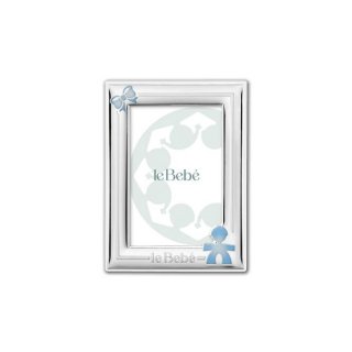 Le Bebe' - Cornice Sagoma Bimbo - Argento Pvd - 9X13 Cm