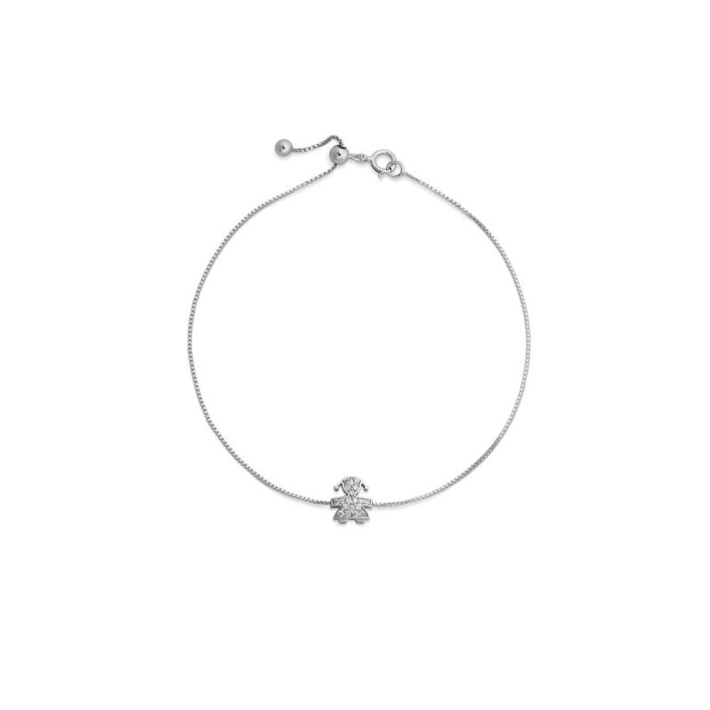 Le Bebe' - Bracciale I Tesorini - Oro Bianco - Diamanti