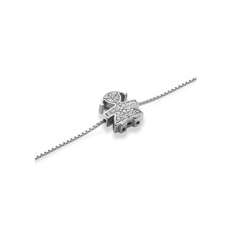 Le Bebe' - Bracciale I Tesorini - Oro Bianco - Diamanti