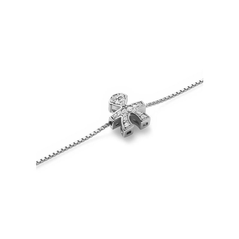 Le Bebe' - Bracciale I Tesorini - Oro Bianco - Diamanti