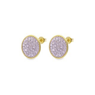 Orecchini Lobo Cerchio Pavè Oversized - Stardust Ten