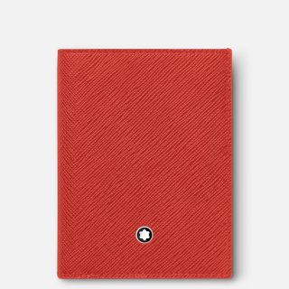 Montblanc - Portafoglio Mini - Corallo - Pelle