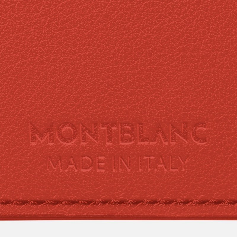 Montblanc - Porta Carte Soft - Pelle - Corallo
