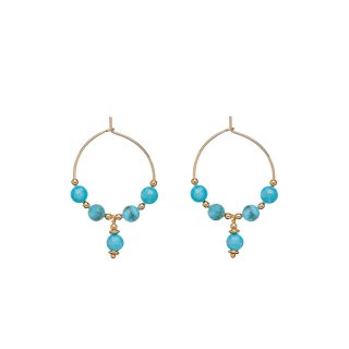 Alisia - Orecchini Odessa - Argento 925 - Pietre Turchesi