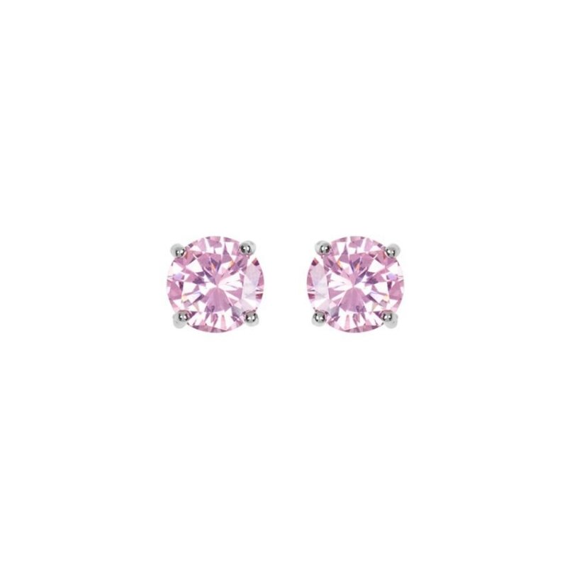 Orecchini Rodiati Con Cubic Zirconia