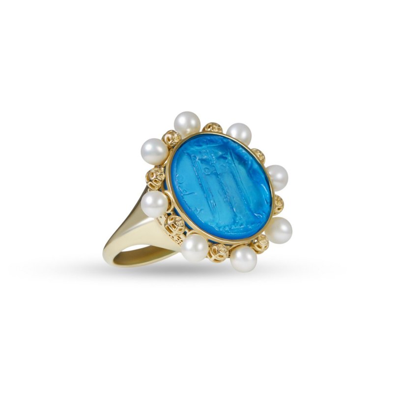 Gerardo Sacco - Anello Oro 375/000 - Paste Vitree