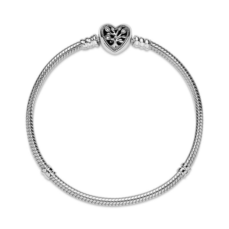 Bracciale con Chiusura a Cuore albero della Famiglia