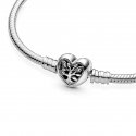 Bracciale con Chiusura a Cuore albero della Famiglia