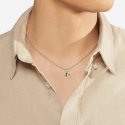 Dodo - Ciondolo Pesce Angelo - Oro Rosa 9K - Smalto Blu